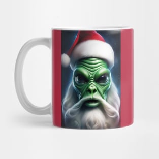 Alien Santa Claus Mug